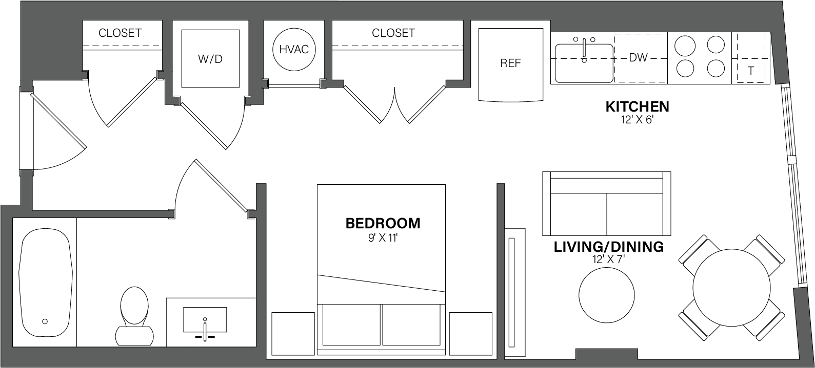 Floorplan image of apartment 0325